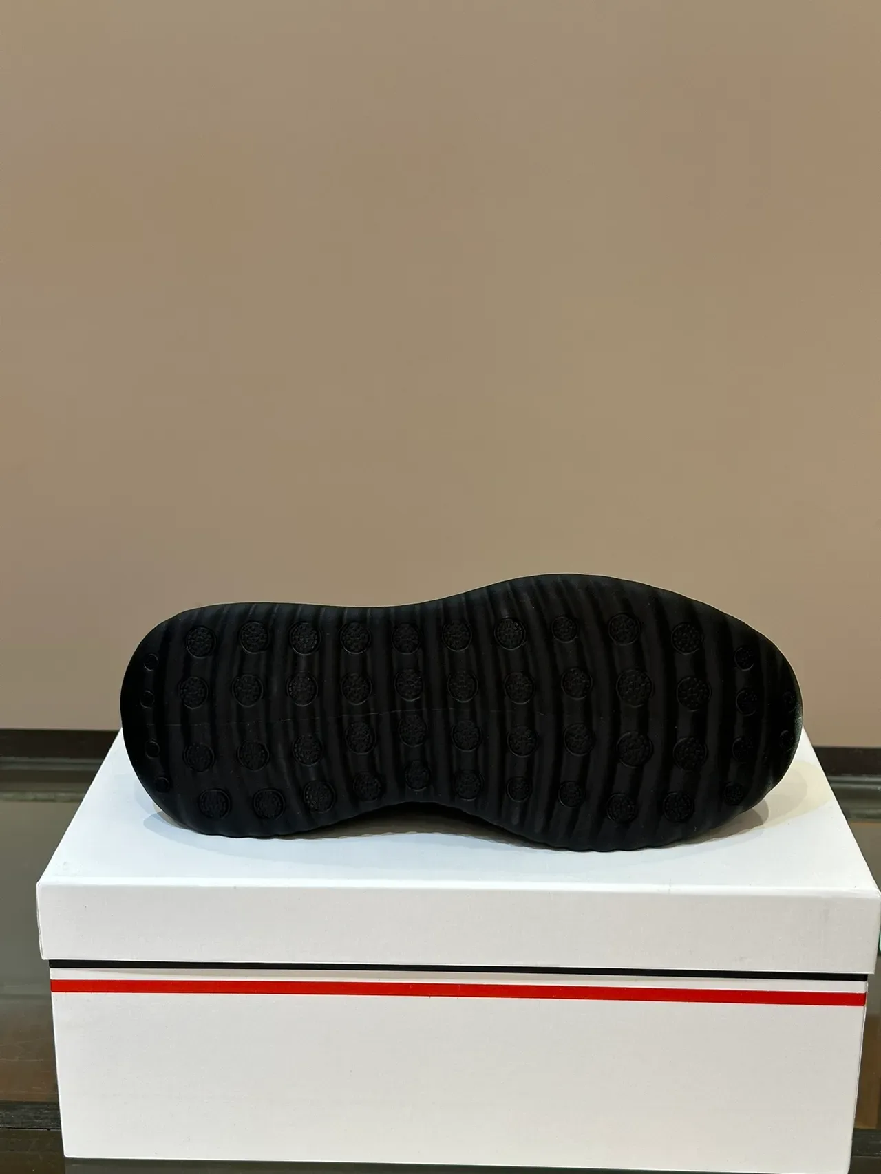 Moncler Noir Tricot Slip-On Détail Sangle Élastique Lifestyle Sneakers 3