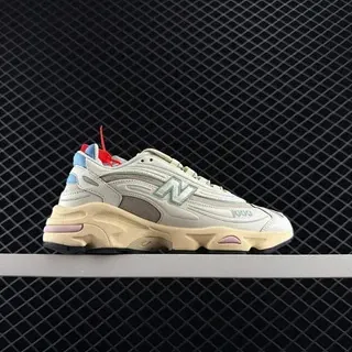 New Balance 1000 Beige Pink Blue Chunky Sneakers