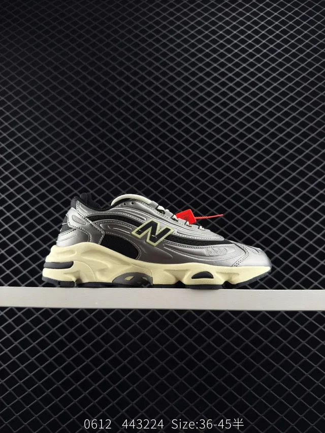 New Balance 1000 Beige Rosa Azul Tênis Chunky 5