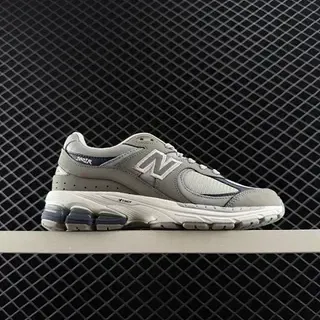 New Balance 2002R Gray and Navy Lifestyle Sneakers