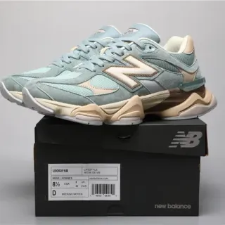 New Balance 9060 Dusty Mint and Beige Lifestyle Sneakers