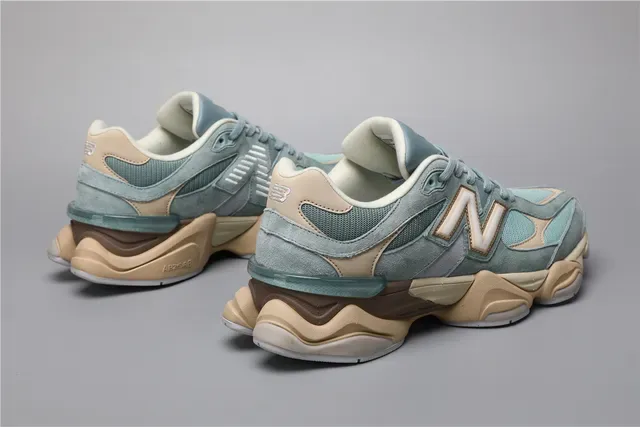 New Balance 9060 خزامي نعناعي و بيج أحذية نمط حياة 3