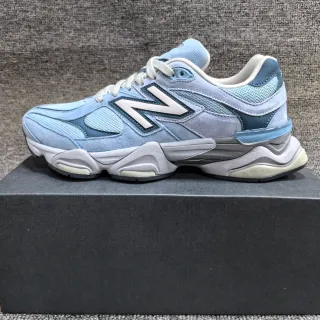 New Balance 9060 حذاء سنيكرز سميك أزرق فاتح و رمادي