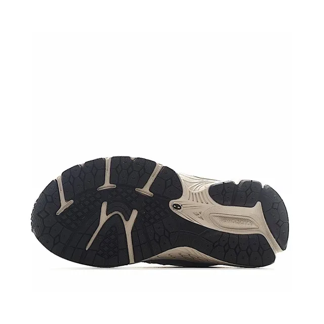 New Balance Beige Gris Fermeture de Sangle Velcro Col Forré de Fleece Sneakers Lifestyle 13