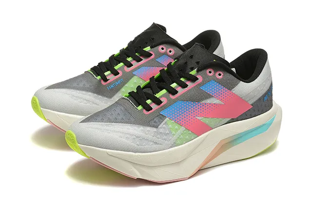New Balance FuelCell Propel Multicolor Engineered Mesh Upper Multi-Color Gradient N Logo Running Shoes 3