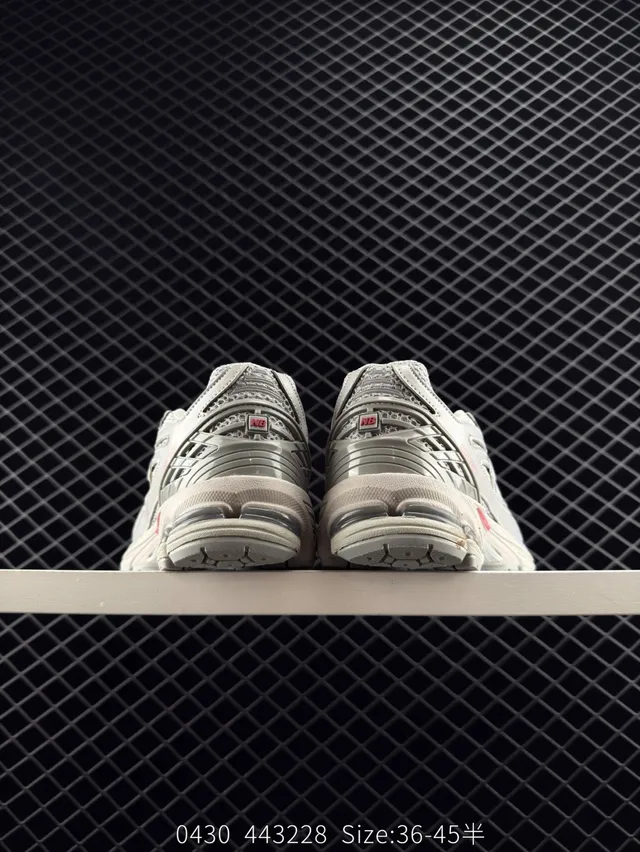 New Balance M1906 Tênis chunky bege vermelho com malha layered e sintético superior midsole cushionado 4