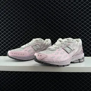 New Balance M1906AF 粉灰 立体网面和合成覆盖构造 厚底运动鞋