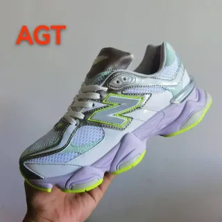 New Balance أحذية تشونكي أبيض وأرجواني Midsole Mesh و Synthetic Overlay