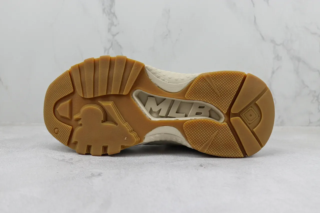 New Era Beige Black Chunky Sole Velcro Strap Closure Casual Sandals 8