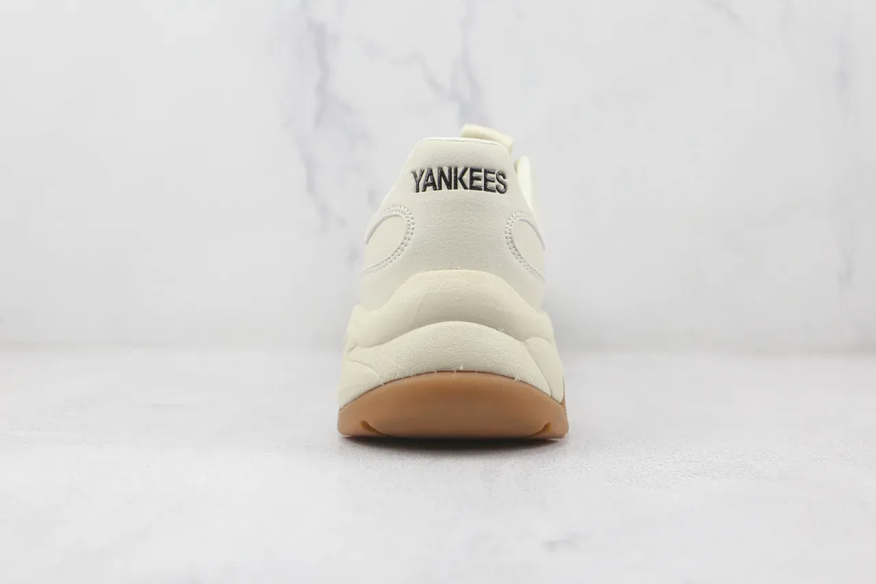 New Era Beige Black Sole Oversized NY Logo Chunky Sneakers 9