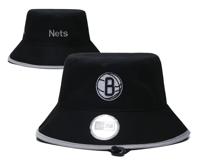 New Era Chicago Bulls Black Red Embroidered Team Logo Contrasting Trim Bucket Hat 15