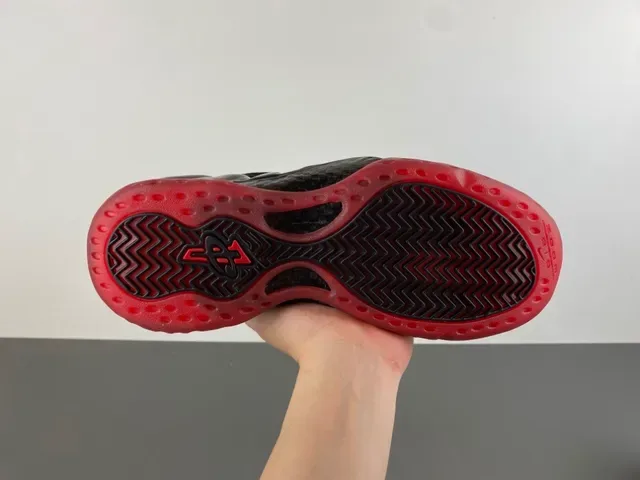 Nike Air Foamposite One Black Red Basketball Shoes 9