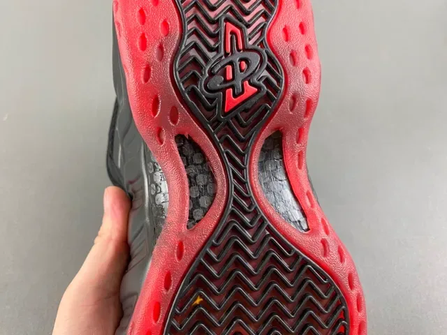 Nike Air Foamposite One Black Red Basketball Shoes 10
