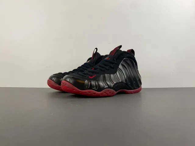 Nike Air Foamposite One Black Red Basketball Shoes 11