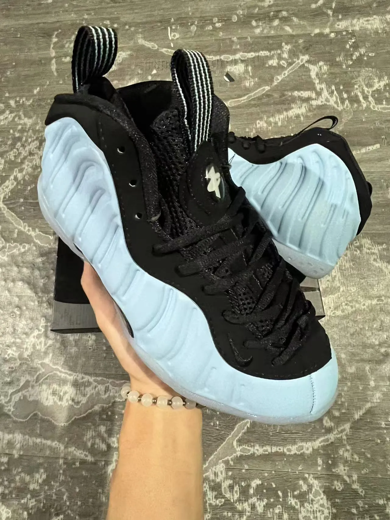 Nike Air Foamposite One Sky Blue Black Lifestyle Sneakers 2