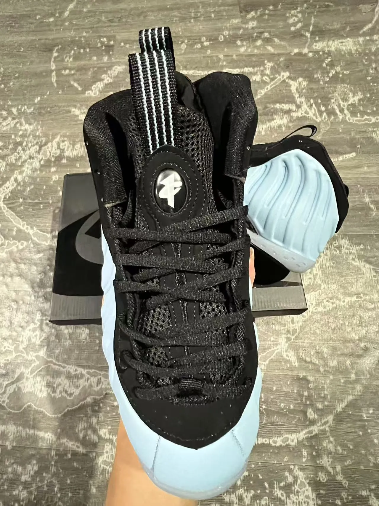 Nike Air Foamposite One Sky Blue Black Lifestyle Sneakers 3