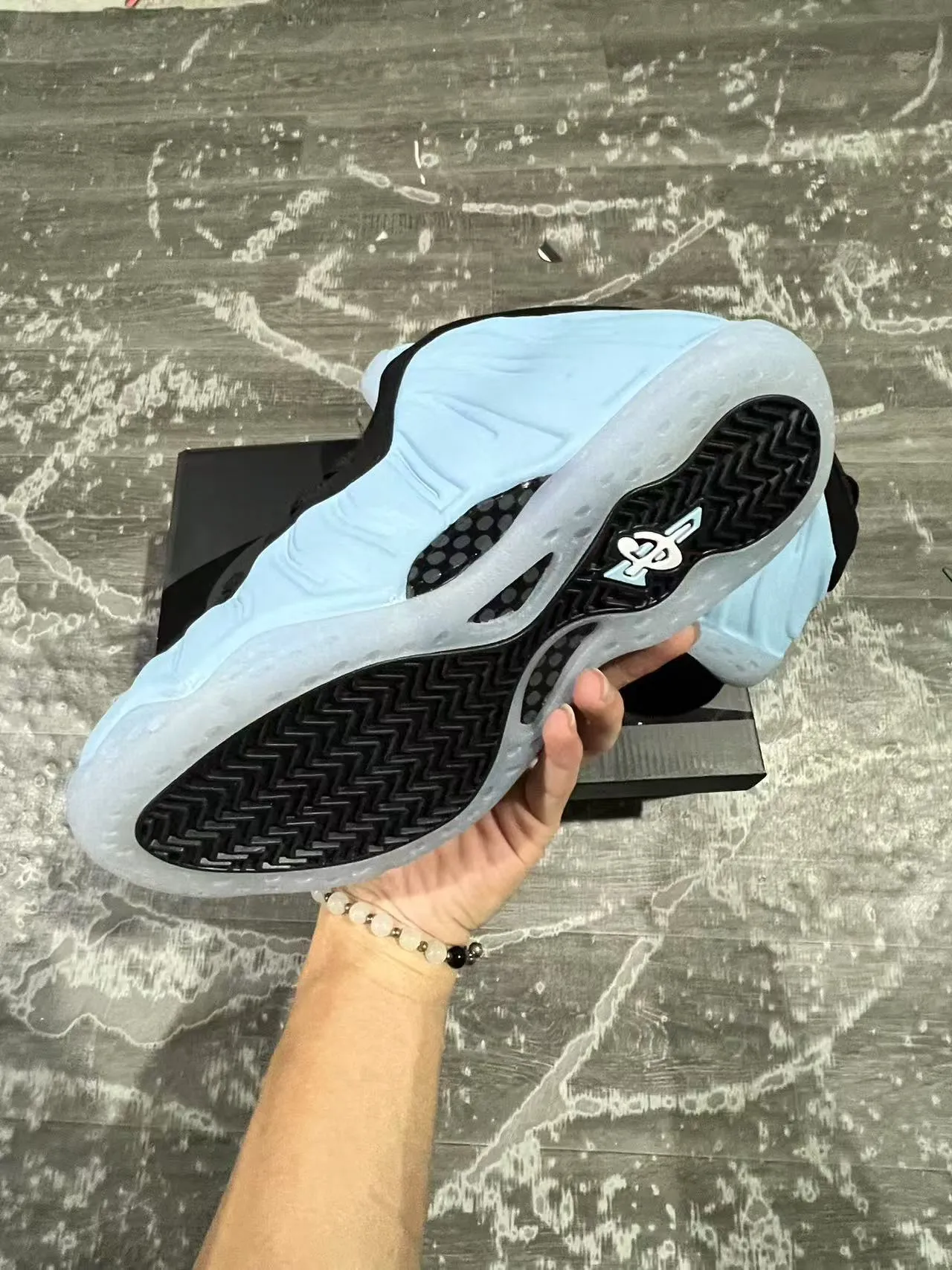 Nike Air Foamposite One Sky Blue Black Lifestyle Sneakers 6