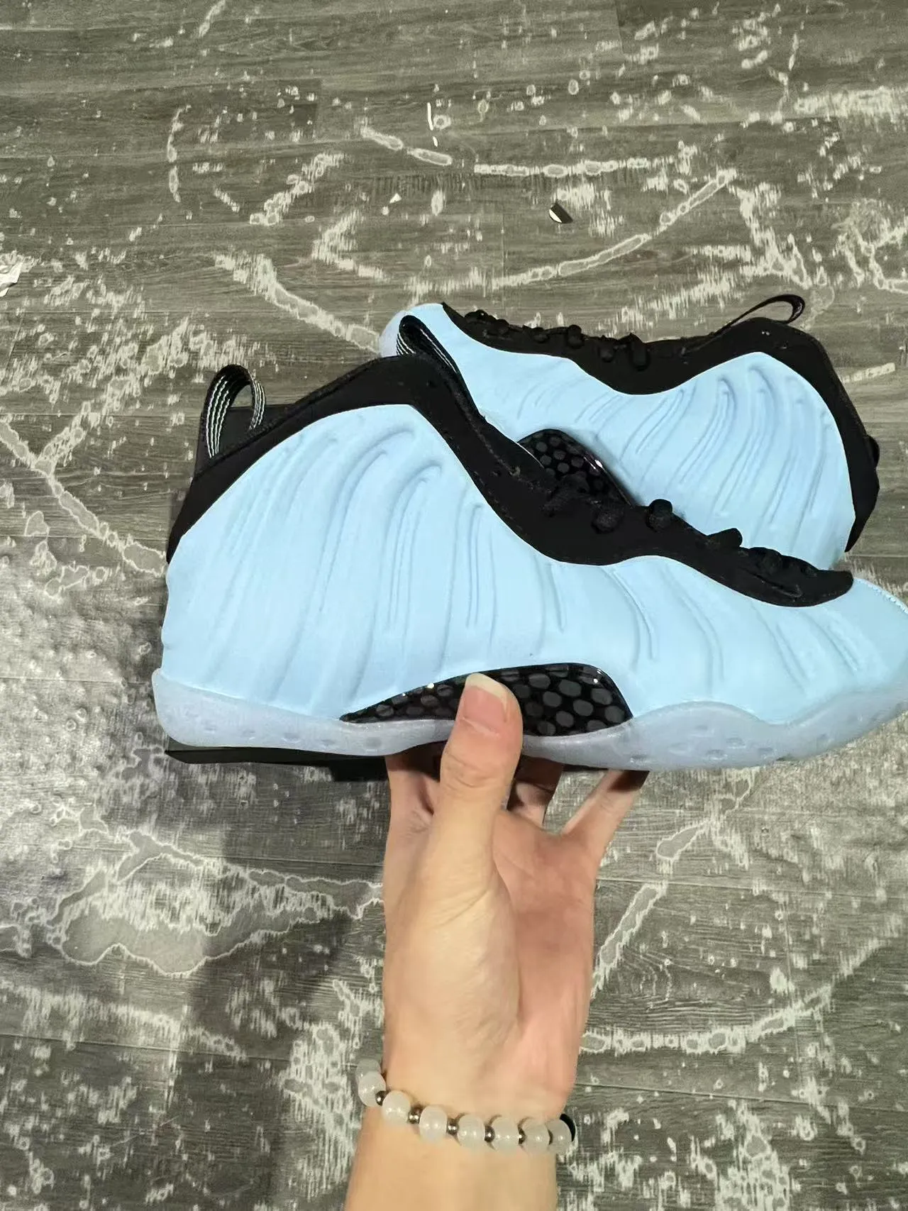 Nike Air Foamposite One Sky Blue Black Lifestyle Sneakers 7