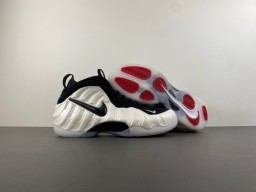 Nike Air Foamposite One White Black Maroon Basketball Shoes 11