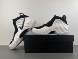 Nike Air Foamposite One White Black Maroon Basketball Shoes 13