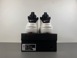 Nike Air Foamposite One White Black Maroon Basketball Shoes 16