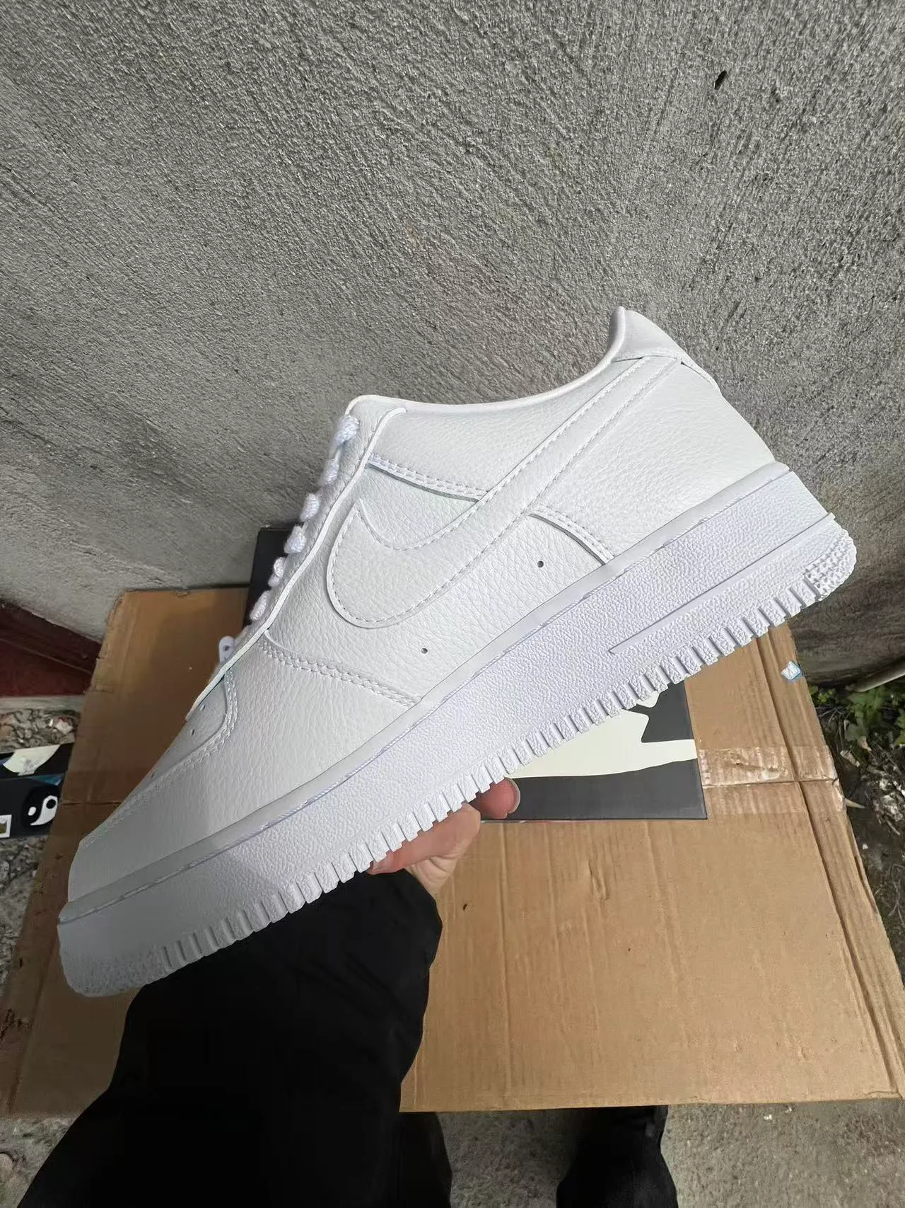 Nike Air Force 1 All-White Lifestyle Sneakers 5