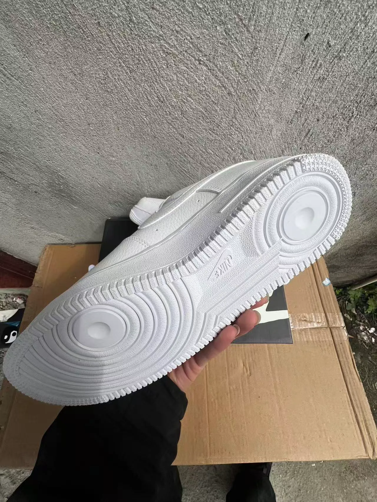 Nike Air Force 1 All-White Lifestyle Sneakers 6