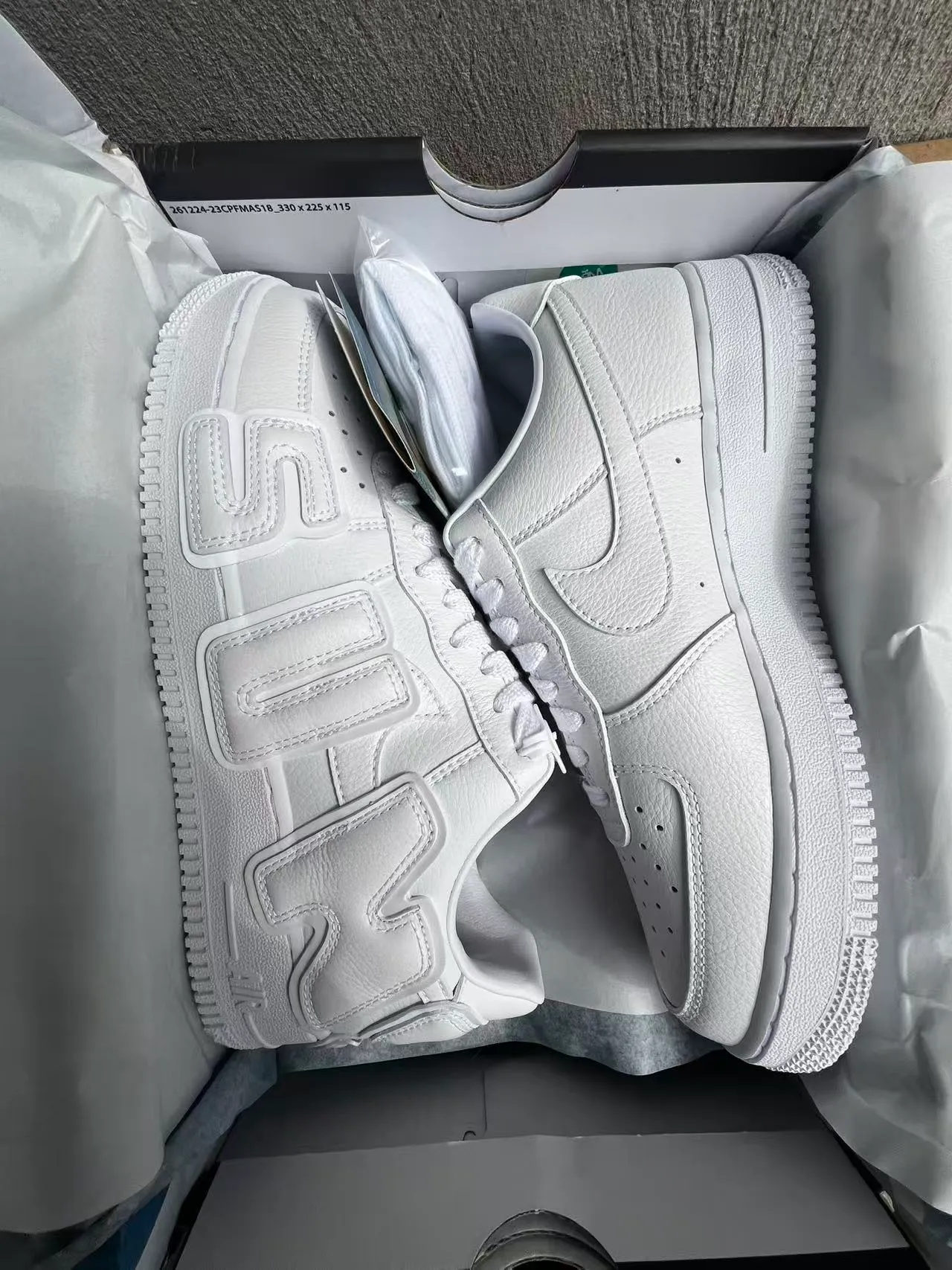 Nike Air Force 1 All-White Lifestyle Sneakers 9
