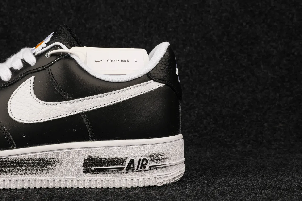 Nike Air Force 1 Black and White Lifestyle Sneakers 3
