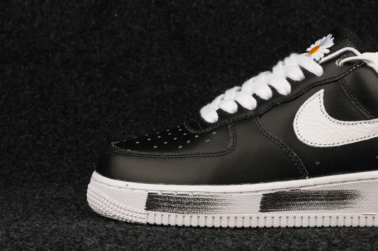 Nike Air Force 1 Black and White Lifestyle Sneakers 4