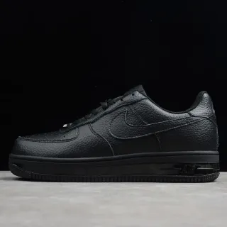 Nike Air Force 1 Black Pebbled Leather Lifestyle Sneakers