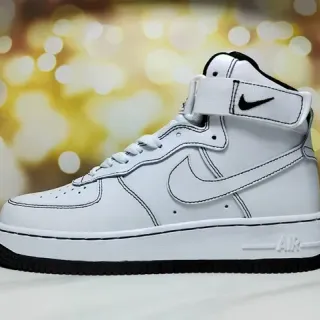 Nike Air Force 1 High White Black Lifestyle Sneakers