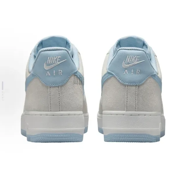 Nike Air Force 1 Chaussures Lifestyle Beige Clair et Bleu Pâle 5