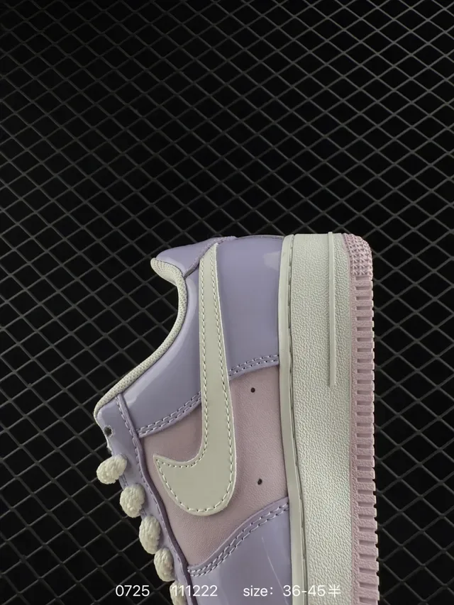Nike Air Force 1 Low Pastel Lavender Pink Lifestyle Sneakers 5