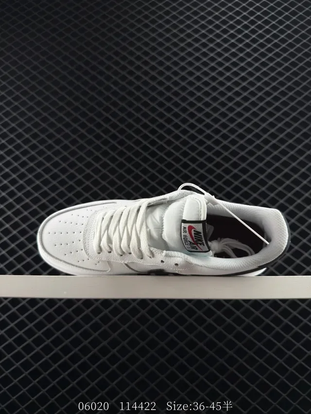 Nike Air Force 1 Low White Black Gum Lifestyle Sneakers 4