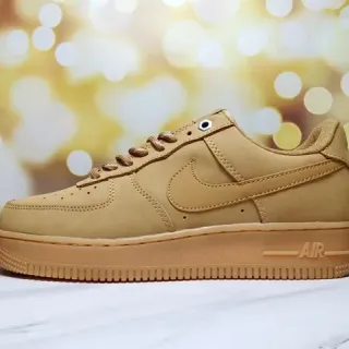 Nike Air Force 1 Monochromatic Tan Lifestyle Sneakers