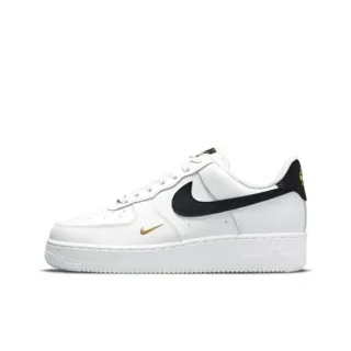 Nike Air Force 1 White Black Gold Lifestyle Sneakers