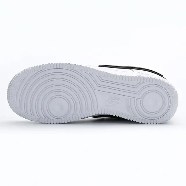 Nike Air Force 1 White Black Lifestyle Sneakers 6