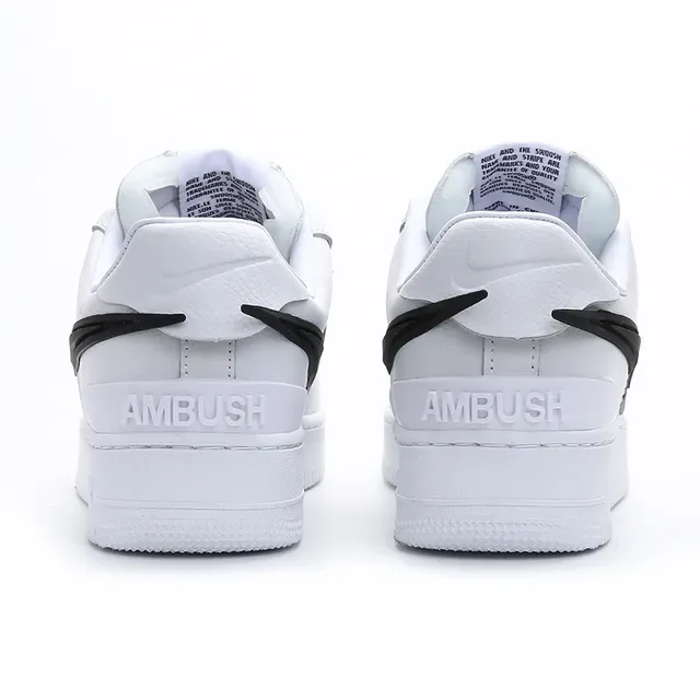 Nike Air Force 1 White Black Lifestyle Sneakers 7