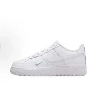 Nike Air Force 1 White Blue Low-Top Smooth Leather Upper Lifestyle Sneakers