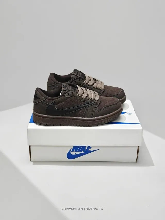 Nike Air Jordan 1 Low Brown Lifestyle Sneakers 14