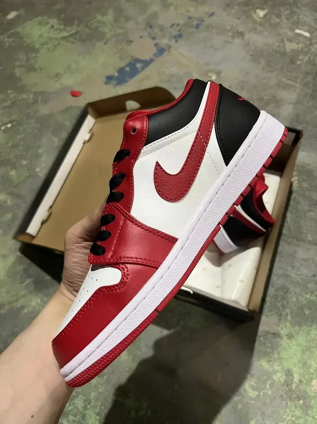 Nike Air Jordan 1 Vermelho Branco Preto zapatillas lifestyle 3