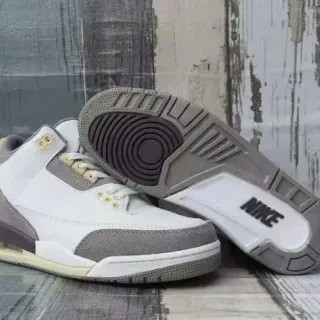 Nike Air Jordan 3 白灰大象篮球鞋