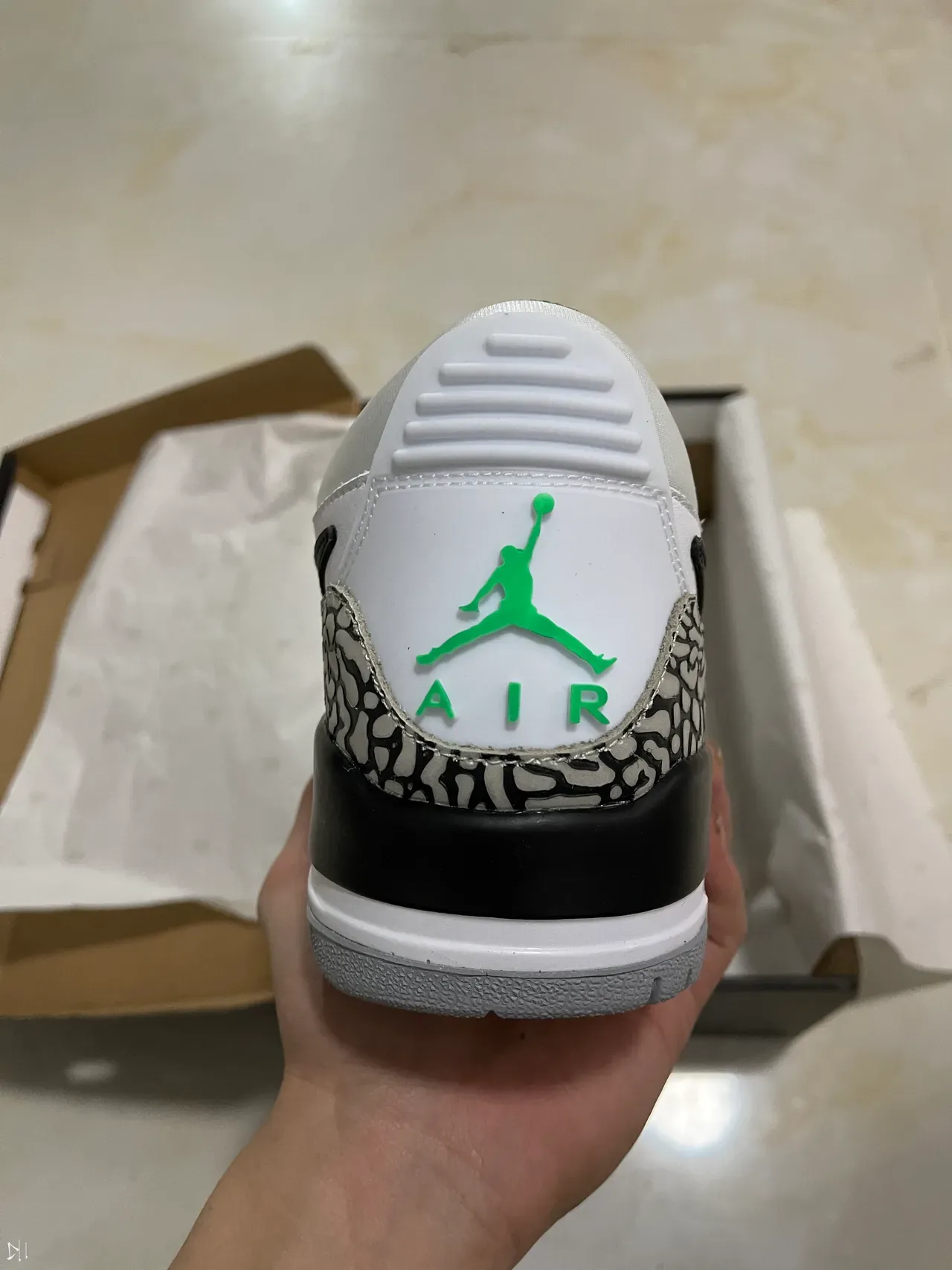 Nike Air Jordan Legacy 312 White Green Black Lifestyle Sneakers 6