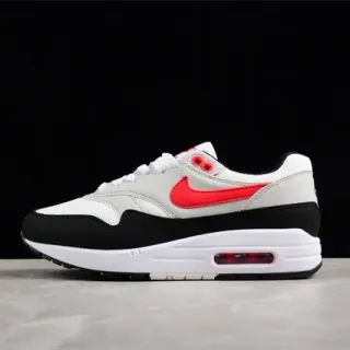 Nike Air Max 1 branco cinza preto vermelho tênis lifestyle