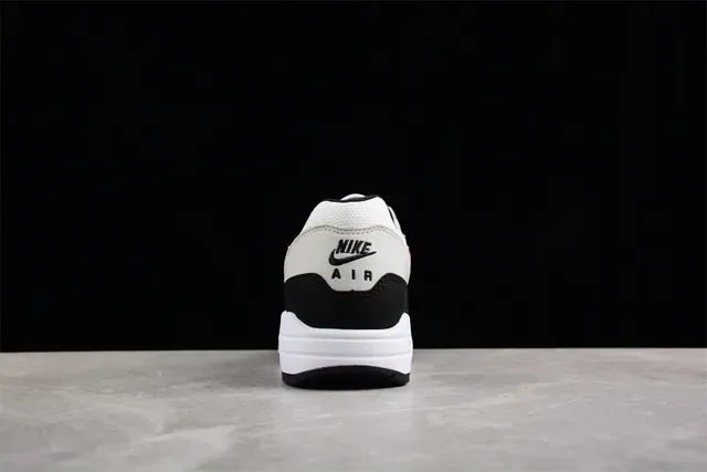 Nike Air Max 1 White Gray Black Red Lifestyle Sneakers 7