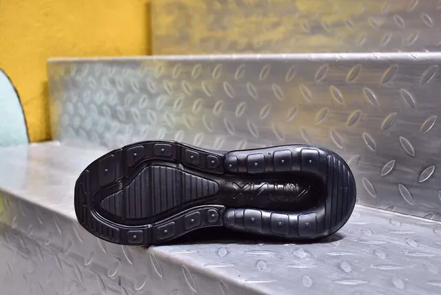 Nike Air Max 270 All Black Lifestyle Sneakers 7