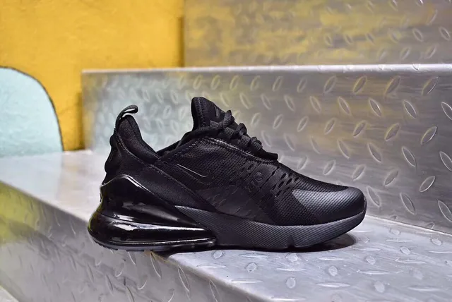 Nike Air Max 270 All Black Lifestyle Sneakers 8