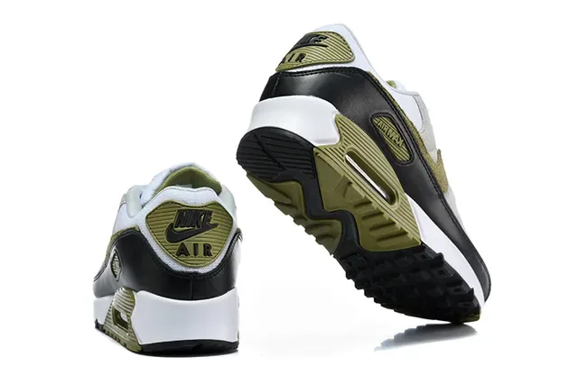 Nike Air Max 90 Black and Metallic Silver Lifestyle Sneakers 14