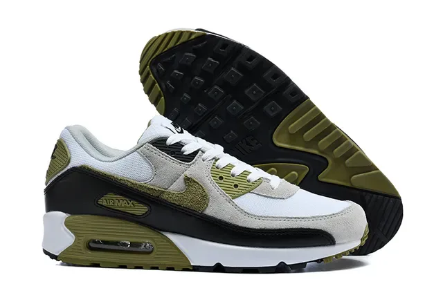 Nike Air Max 90 Black and Metallic Silver Lifestyle Sneakers 17
